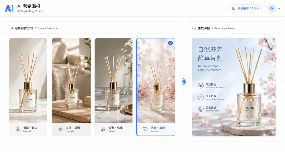 AI 营销海报
